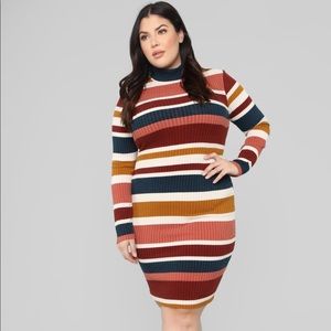 A walk in Central Park sweater dress